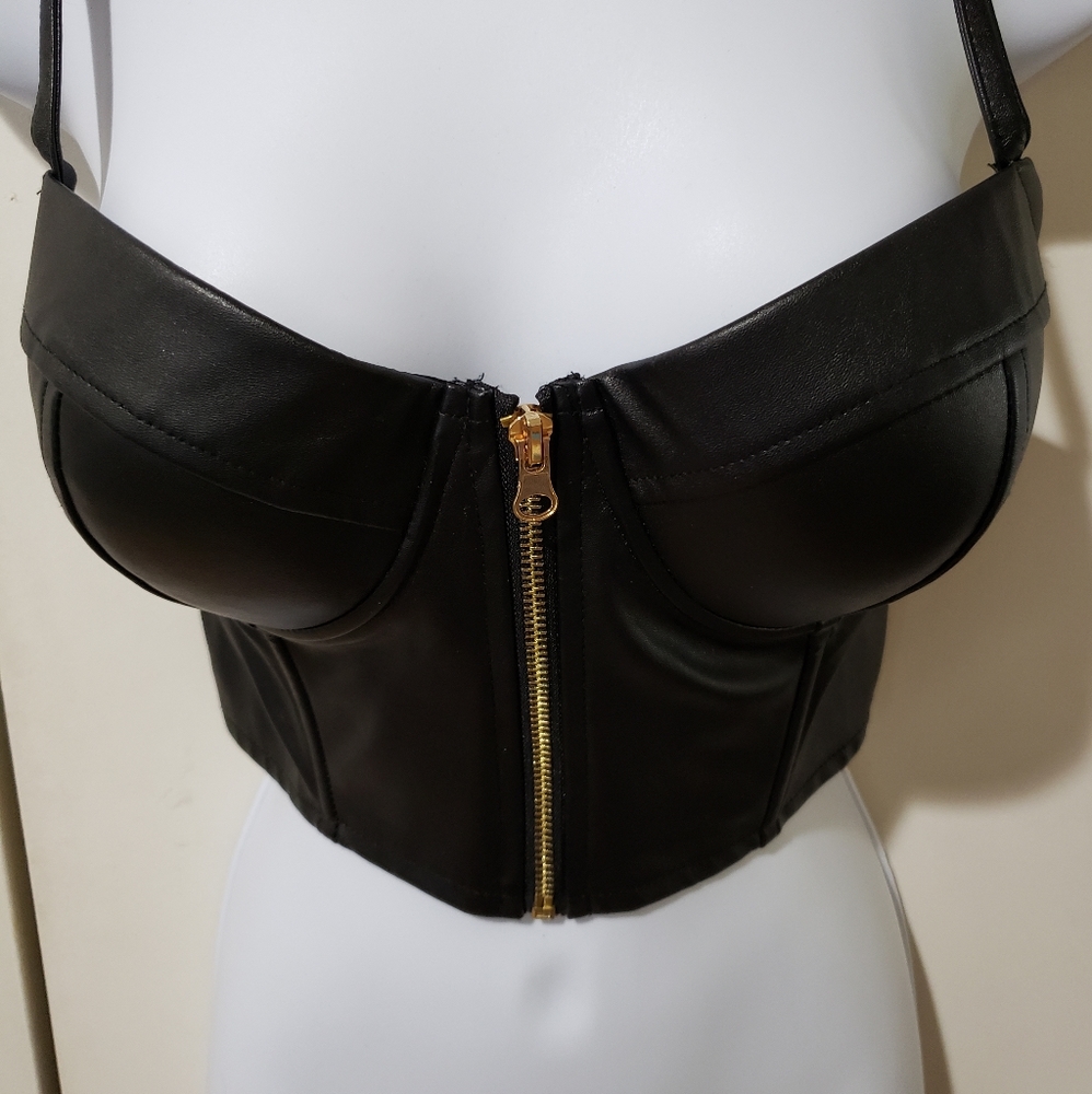 Charlotte russe Size small Sexy black crop top